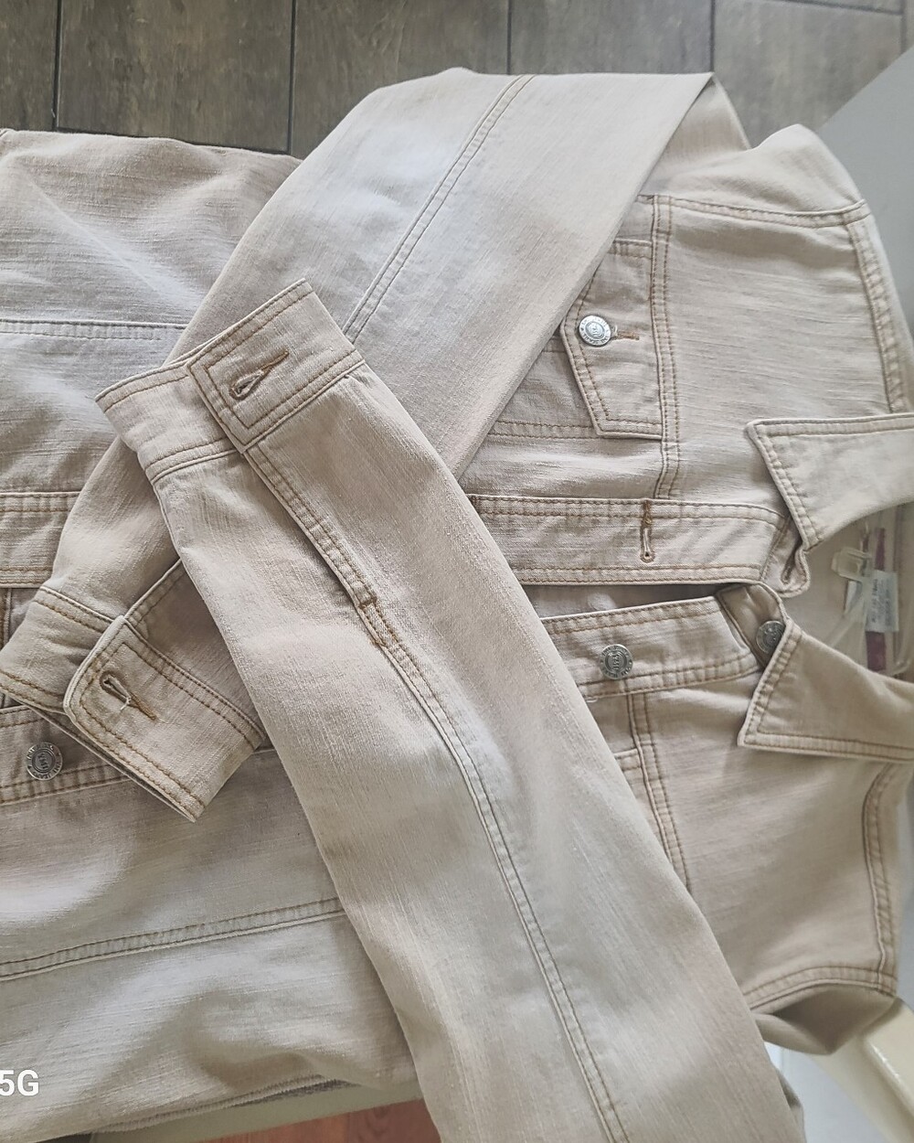 YMI Beige Jean Jacket - Picture 3 of 5